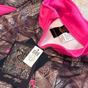 True Timber pink camo 1/2 zip jacket. NWT
